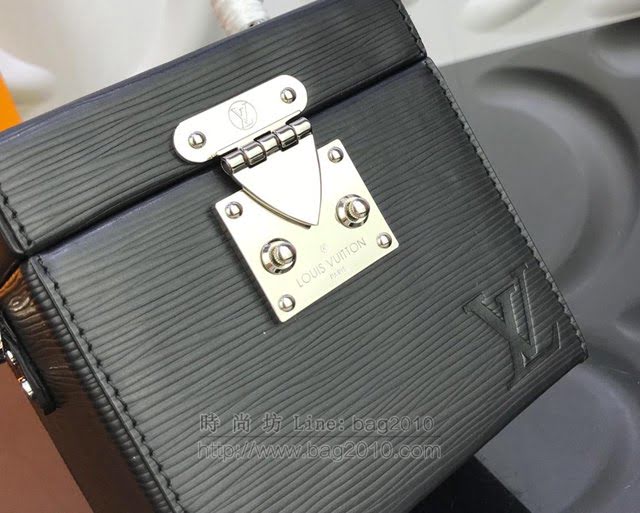 LV女包 M52703 路易威登Cube手袋 Epi皮革 LV女手提包 LV盒子包 LV斜挎女包  ydh3031